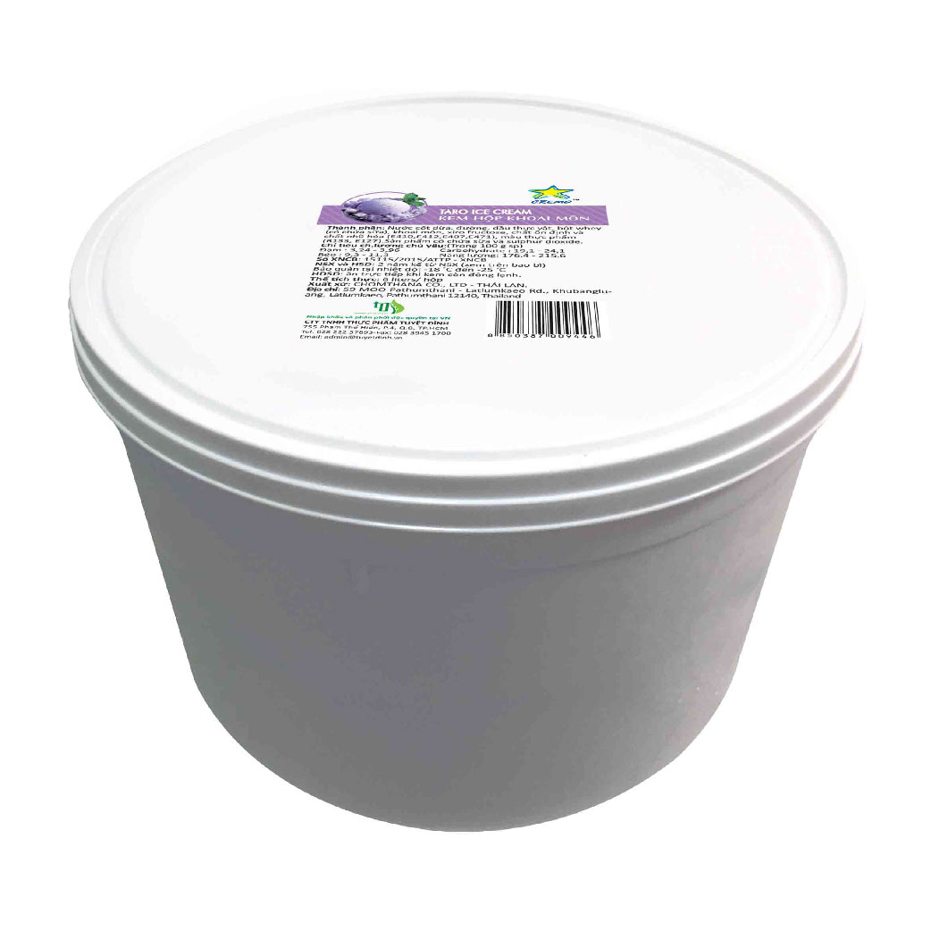 Kem hộp 6000ml vị khoai môn